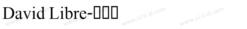 David Libre字体转换